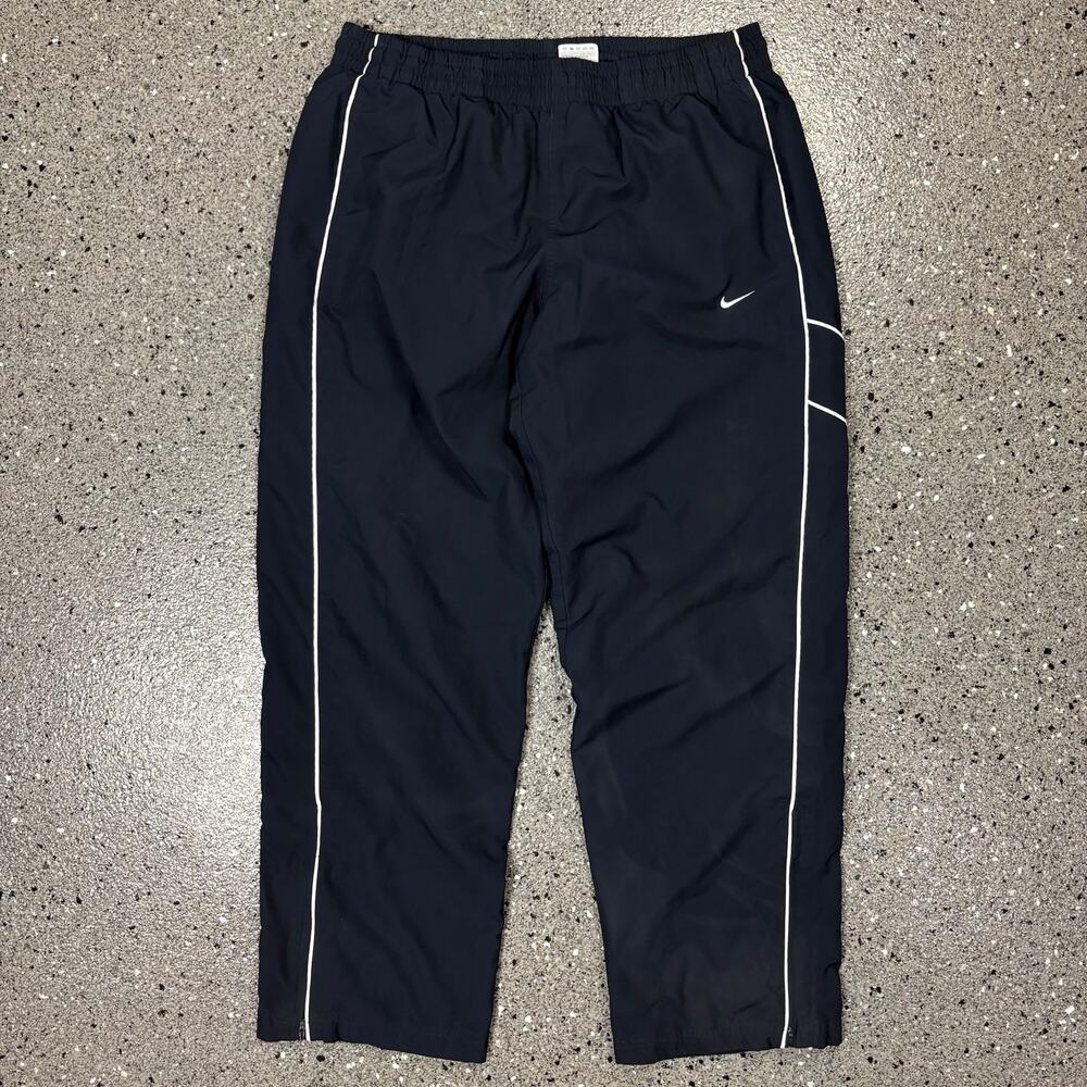 Vintage Y2k Nike Navy Blue Windbreaker Track Pants